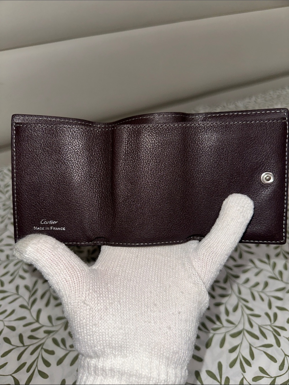 Cartier Leather Compact Wallet - Picture 9 of 15